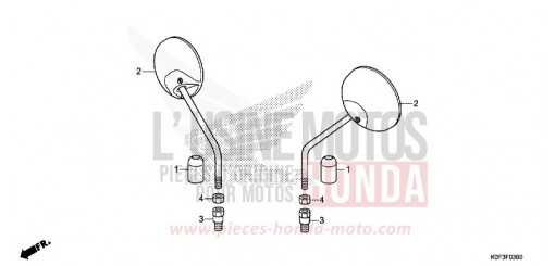 MIROIR Z125MAK de 2019